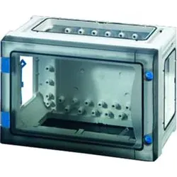 1St. Hensel FP 0100 ENYSTAR-Leergehäuse, Einbaumaße 216x126x136mm, transparenter...