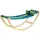 SoBuy Kinderschaukelstuhl Polyester 120 x 36 x 46 cm Mehrfarbig mit Kissen