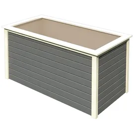 Karibu Hochbeet 2 163 x 79 x 82 cm terragrau 