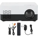 Mini-led-projektor Für Heimkino Mit Standfuß, Videoplayer, 100–240 V, Schwarz/weiß, Eu-stecker