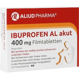 Aliud Ibuprofen AL akut 400 mg Filmtabletten 20 St.