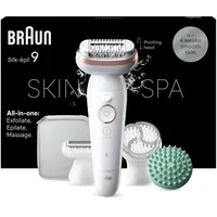 Braun Silk-épil 9 SkinSpa 9-080 Weiß/Rosa