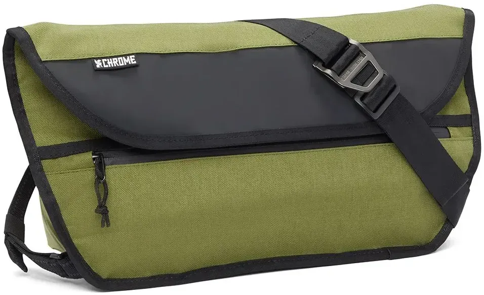 Chrome Simple Messenger Bag - Olive Branch - One Size