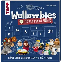 Frechverlag Wollowbies Adventskalender: Häkle deine Weihnachtskrippe in 24 Tagen