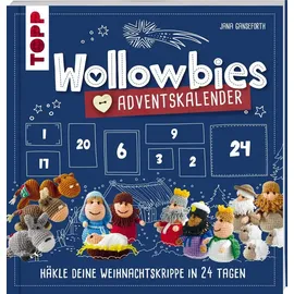Frechverlag Wollowbies Adventskalender: Häkle deine Weihnachtskrippe in 24 Tagen