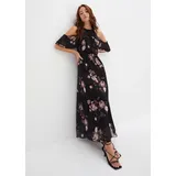 bonprix Maxikleid Schwarz M