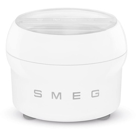 Smeg SMIC02 Eisbereiteraufsatz, Plastic, 1.1 liters, weiß