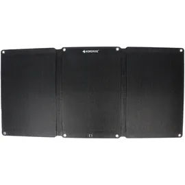 AccuCell Nordride Solarpanel, 7812 Solar Pulse, Schnelllade-Solarladegerät mit 24W, mit USB-A und USB-C-Anschlüssen, integrierter Ständer