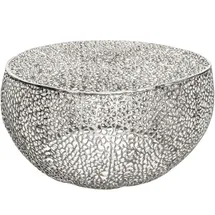 Riess-Ambiente Abstract Leaf Silber Metall 80 x 41 cm