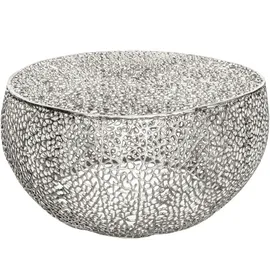 Riess-Ambiente Abstract Leaf Silber Metall 80 x 41 cm