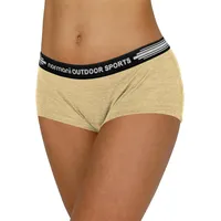 Normani Outdoor Sports 3er Pack Damen Merino Boxershorts „Morwell“ in Wollweiß | Gr.: XS