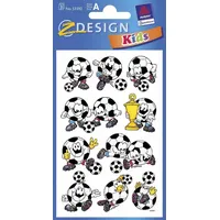 Avery Zweckform ZDesign 53392, Kinder Sticker Fußbälle 3 Bogen