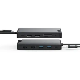 Alogic MV2 12-in-1 USB-C Dual Display DP Alt Mode Dockingstation