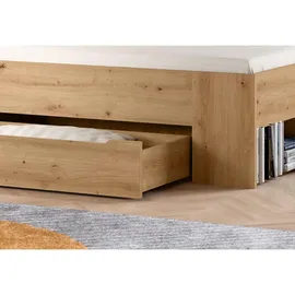 inn.furn Schlafzimmer Set Doppelbett 2x Nachttisch), 3x Bettschubkasten 140 x 200 Cooper,
