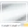 Tectake Led-Badezimmerspiegel, Anthrazit, Glas, Rechteckig, 60x80x2.5 cm, CE, Badezimmer, Badezimmerspiegel, Badspiegel