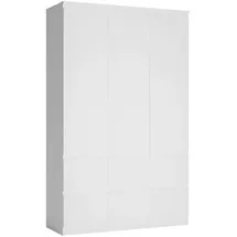 extom Drehtürenschrank Boston 136,4 x 213 x 58,5 cm Weiß