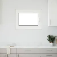 vidaXL Kellerfenster RISOR 80 x 70 cm weiß