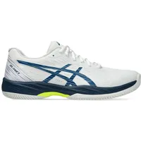 Asics Gel Game 9 Clay/OC Sneaker, White Mako Blue, 44.5 EU