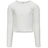 KIDS ONLY Longsleeve in Weiß - 158/164