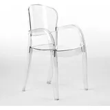 Joker Grand Soleil Küchenstühle aus transparentem Polycarbonat