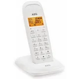 AEG VOXTEL D81 DECT-Telefon Weiu00df Anrufer-Identifikation - Plug-Type C (EU) - Weiß