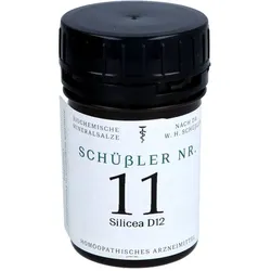 Schüssler Nr. 11 Silicea D12