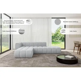 altdecor Ecksofa modulares Sofa Zuvon-L1 - 296x177x70 cm Bordeauxrot