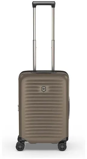 Victorinox Airox Advanced 4 Rollen Kabinentrolley S 55 cm Laptopfach mit Dehnfalte  grau