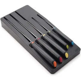 Joseph Joseph Elevate 5-teiliges Messerset mit Schubladeneinlage schwarz