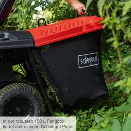 SCHEPPACH MR225-61 Benzin Aufsitzrasenmäher 6PS 61cm Schnittbreite 150L Fangsack