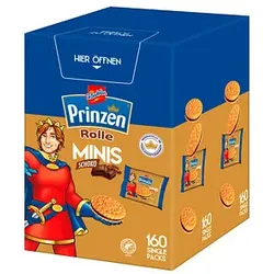 DeBeukelaer Prinzen Rolle Minis Schoko Kekse 160 St.