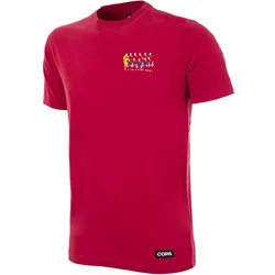 Spanien 2012 European Champions embroidery T-Shirt ROT S