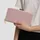 lazarotti Bologna Leather Double Zip Around Wallet Damen Geldbörse rosa