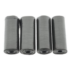 60 x Hundekotbeutel schwarz