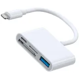 Joyroom S-H142 – Lightning auf USB OTG Kartenleser, Vielseitiger Micro-SD USB Lesegerät