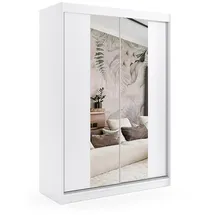altdecor Schiebetürenschrank LUZO 150 x 216 x 61 cm Weiß