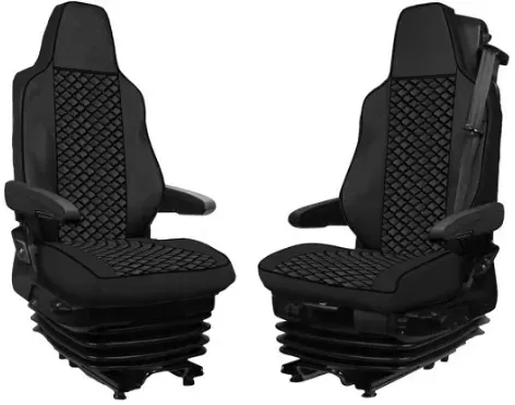 Truck-Sitzbezug-Set für MAN TGX EURO 6 2021, Schwarz