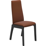 Polsterstuhl STRESSLESS "Laurel", braun (copper paloma, schwarz), B:57cm H:105cm T:60cm, Leder PALOMA: PALOMA ist ein durchgefärbtes Semianilin-Möbelleder mit natürlicher Narbung., Stühle, Polsterstuhl, High Back, Größe M, mit abgerundeten Beinen in Schwarz