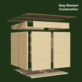 Konifera Felix 4 3,34 x 2,77 m Grau