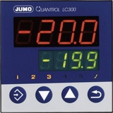 Jumo Quantrol LC300 Temperaturregler L, J, T, K, E, N, S, R, Pt100, Pt1000, KTY Relais 3A (L x B x H