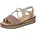 Riemchensandalen Damen Silber 36