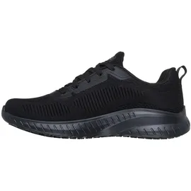 SKECHERS Squad Chaos Sr Awoa Medizinischer Serviceschuh, Schwarzes Textil-Synthetik, 40
