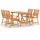 vidaXL Garten-Set Massivholz Akazie 3057844 5-tlg. natur