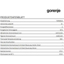 Gorenje TGR 50 D