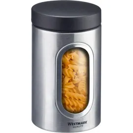 Westmark Vorratsdose rund silber 15,5 cm 0,95 l