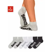BENCH Kurzsocken 6er Pack Schwarz/Weiß 39-42
