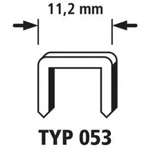 WOLFCRAFT 7042000 Breitrückenklammern Typ 53 1000 St. Abmessungen (L x B x H) 12 x 11.2 x 12mm