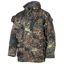 Max Fuchs MFH - Max Fuchs Kommandojacke Smock Ripstop flecktarn, Größe L
