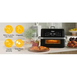Tristar Dualzone Flex Heißluftfritteuse FR-9432 schwarz