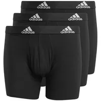 Adidas Logo Boxer Briefs black S 3er Pack